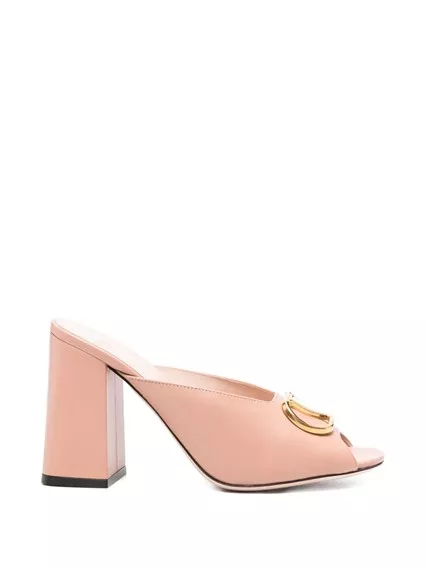 Vic matie Open-toe leather slingback available on Tessabit Luxury