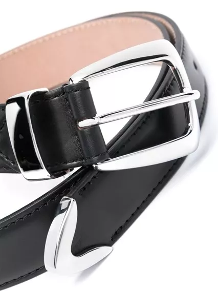Khaite Benny leather belt available on Tessabit Luxury Boutique