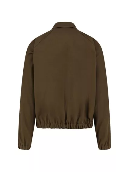 Valentino Full-zip gabardine jacket available on Tessabit Luxury
