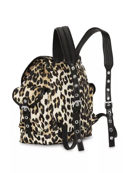Ganni Bucky small nylon backpack available on Tessabit Luxury